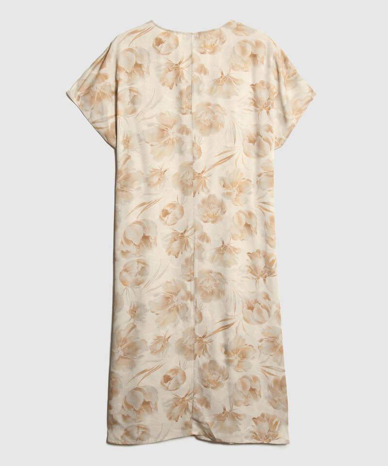 Vestido Estampado Manga Corta