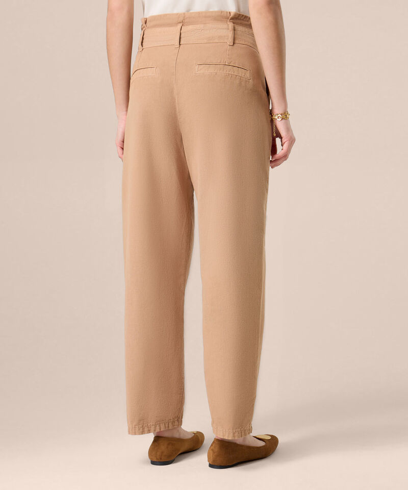 Jeans Barrel De Tiro Alto Para Mujer