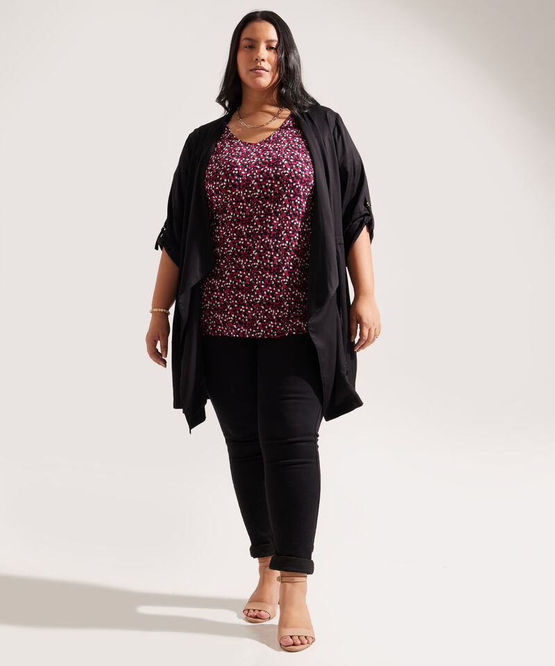 Chaqueta Larga con Charreteras