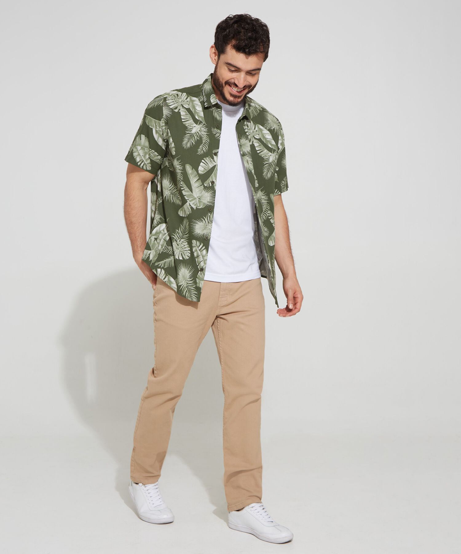 Camisa Manga Corta Estampada