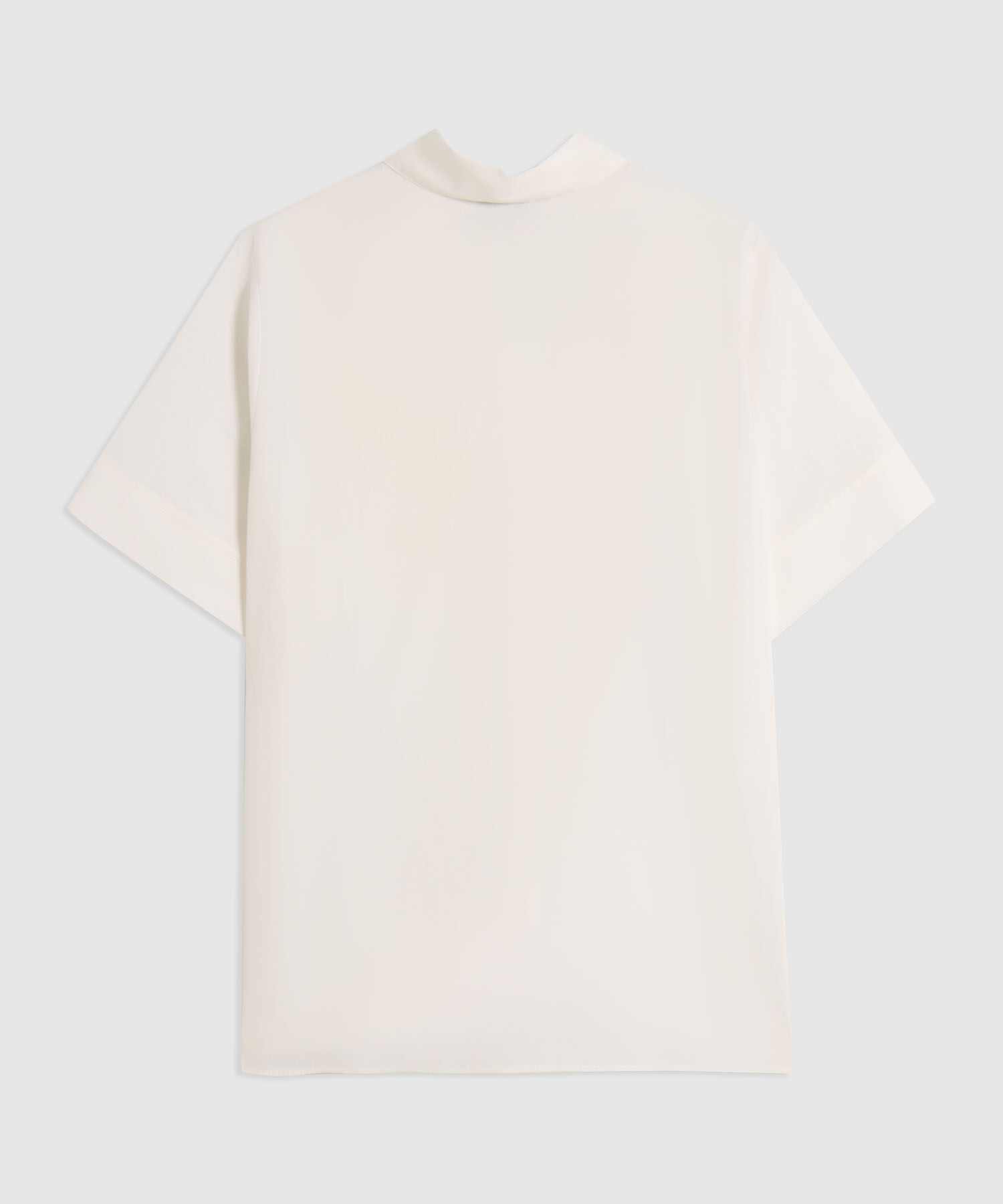 Camisa Manga Corta Con Aplique Para Mujer Curvy