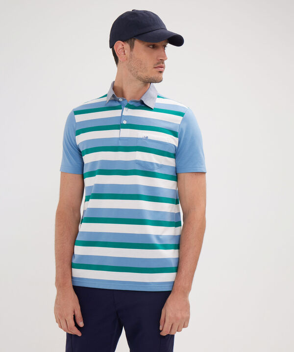 Polo Preteñida, Cuello Maquina Con Bolsillo image number null
