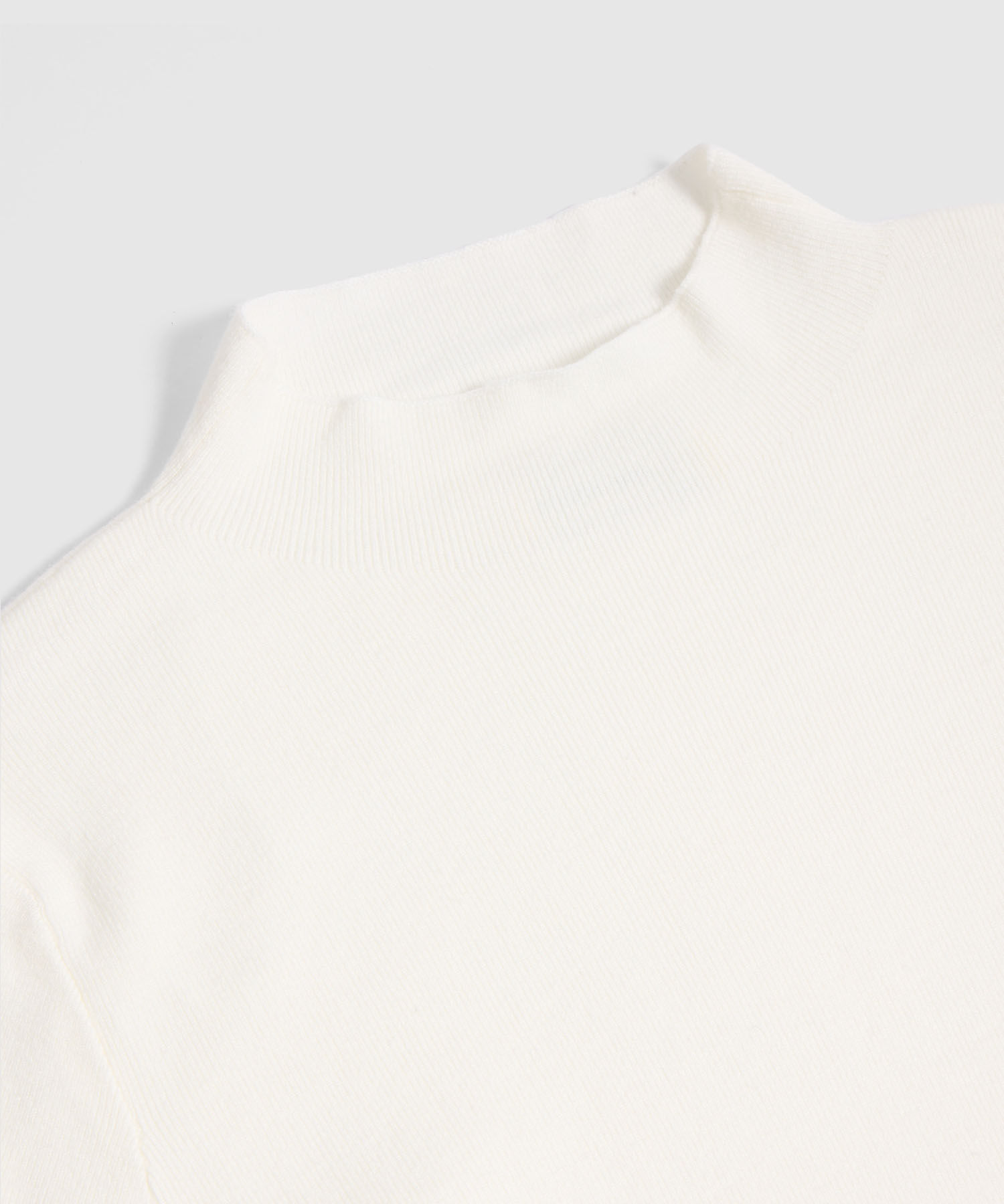 Saco Tejido Cuello Alto para Mujer