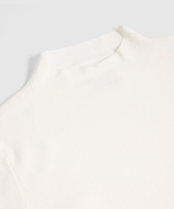 Saco Tejido Cuello Alto para Mujer