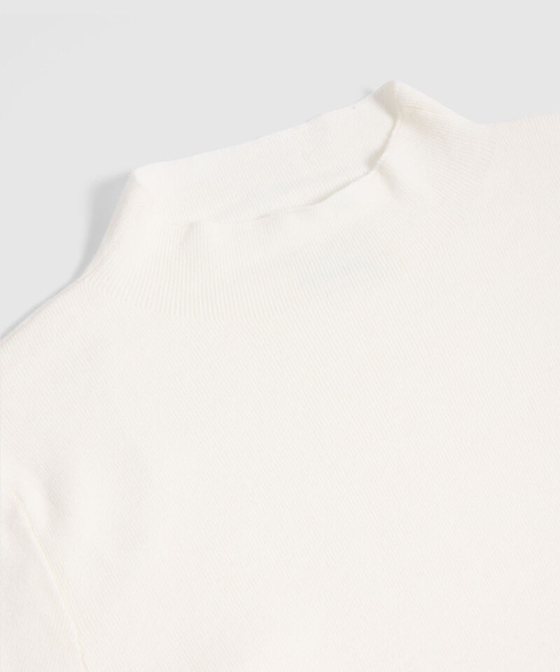 Saco Tejido Cuello Alto para Mujer