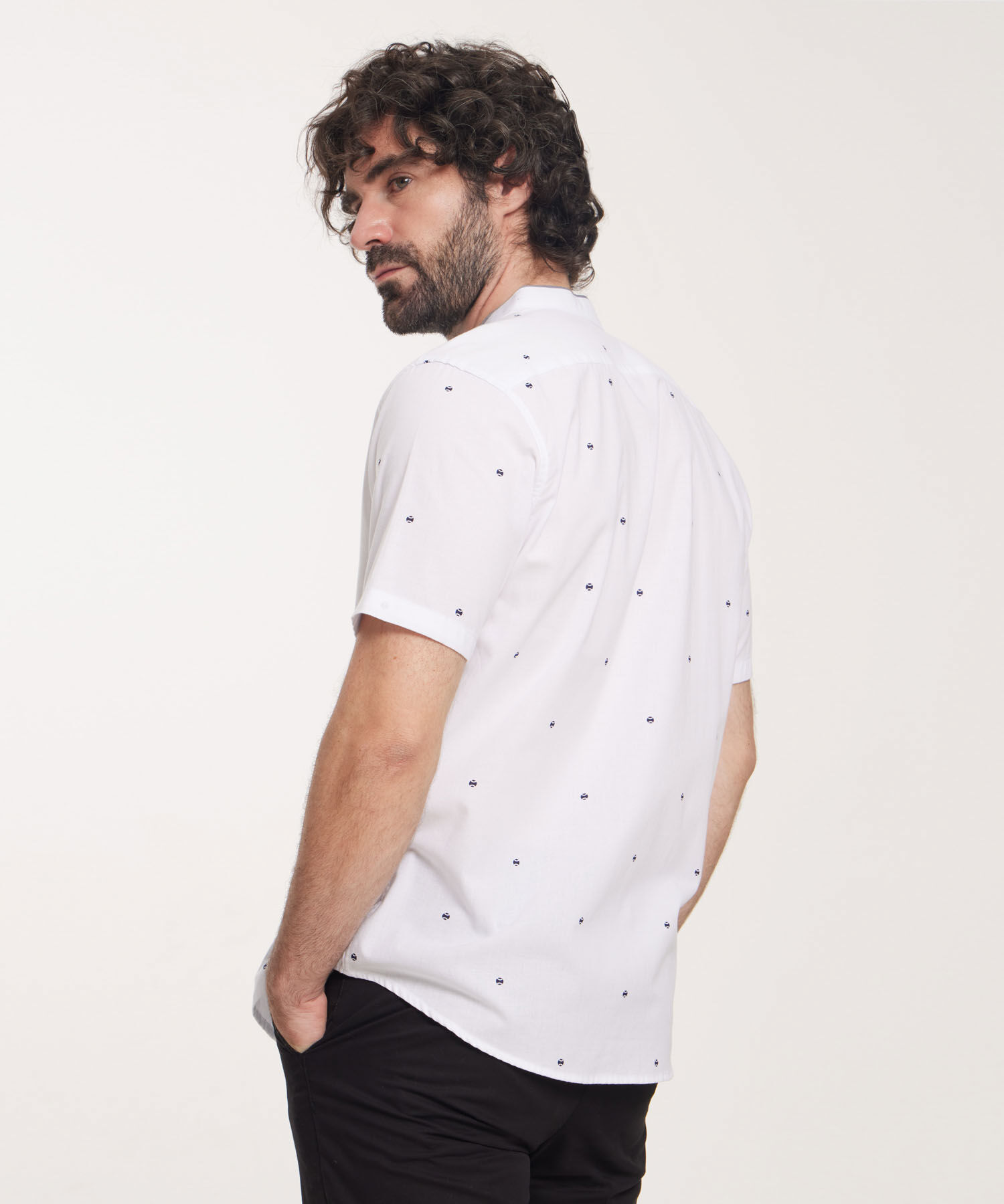 Camisa Manga Corta Estampada