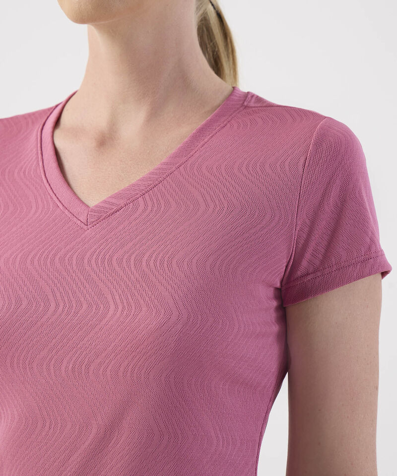 Camiseta Unicolor Texturizada