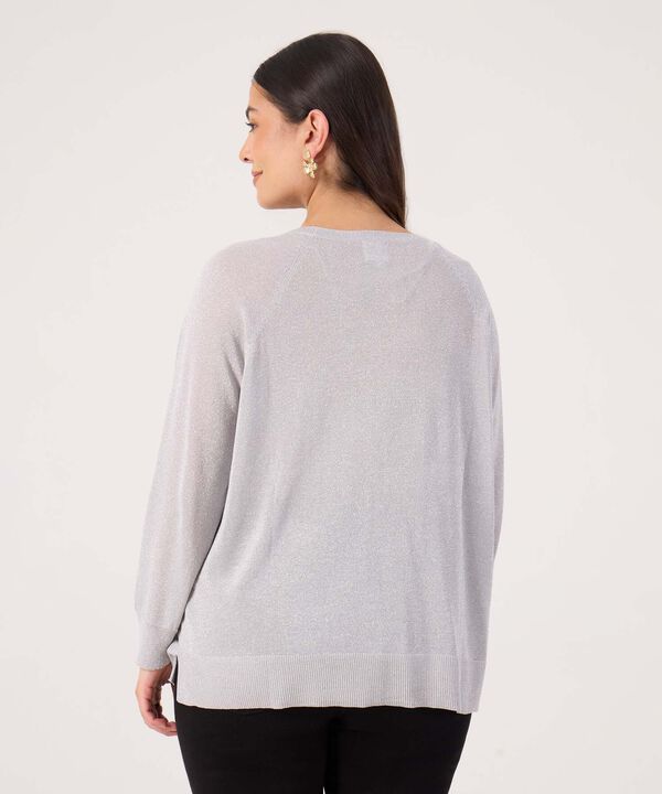 Saco Tejido Con Lurex