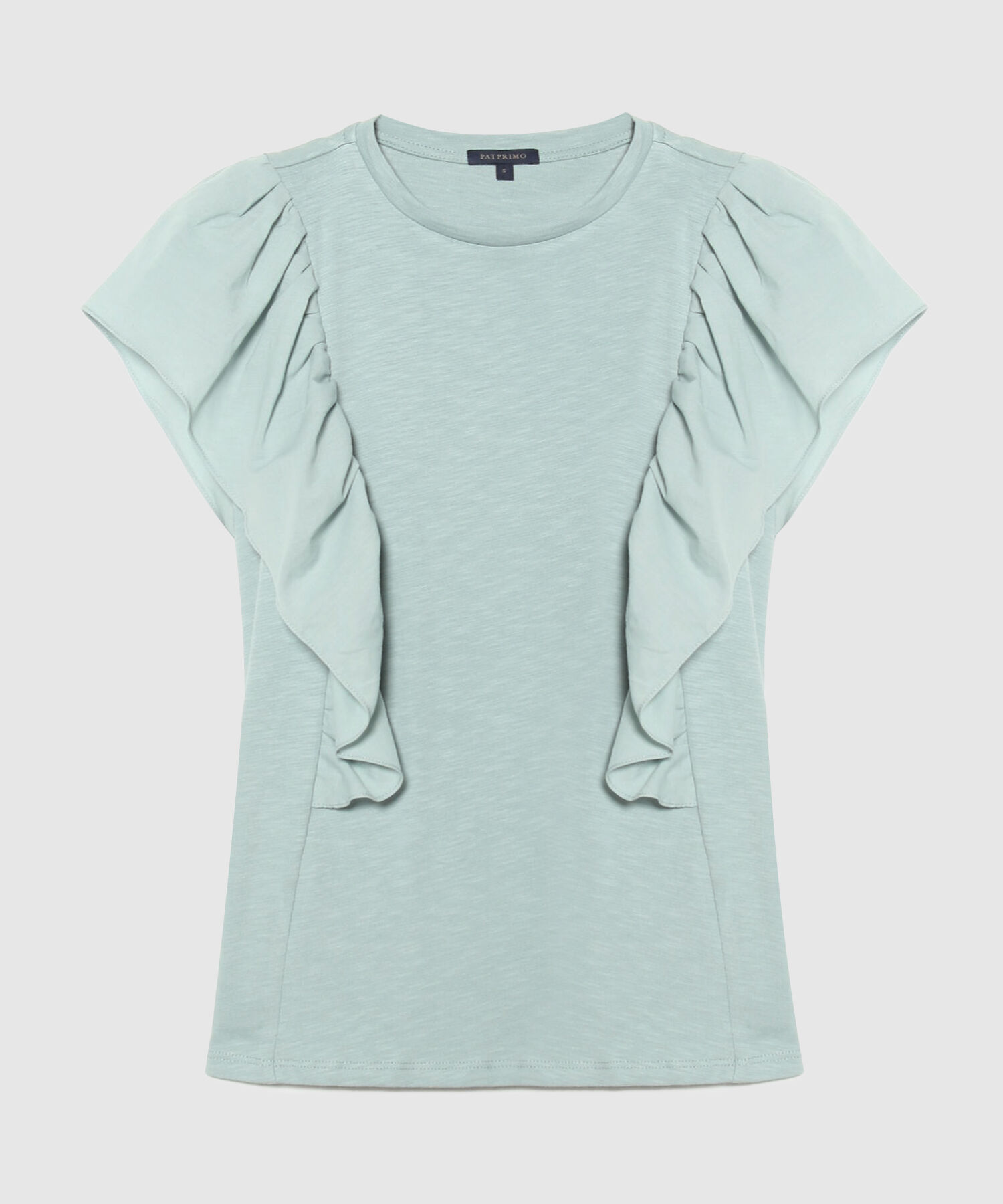 Camiseta Manga Corta con Arandelas