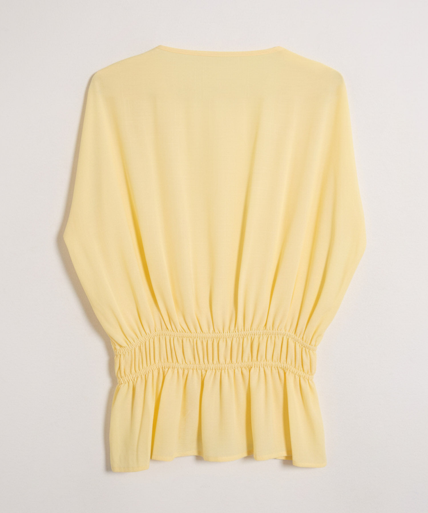 Blusa Sin Mangas Fruncida Para Mujer