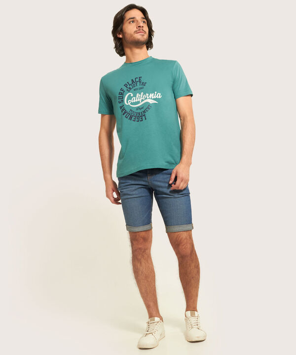 Camiseta Cuello Redondo  Con Screen