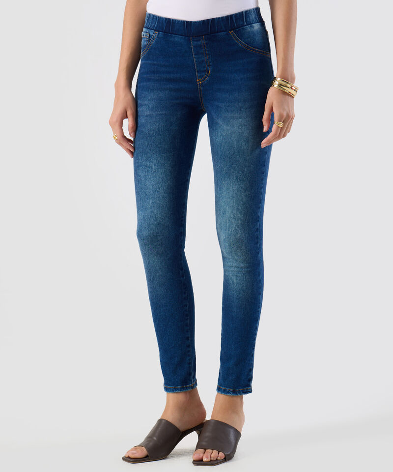 Leggings Tipo Denim de Ajuste Flexible para Mujer