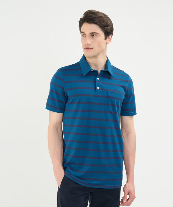 Polo Cuello Duro con Franjas image number null