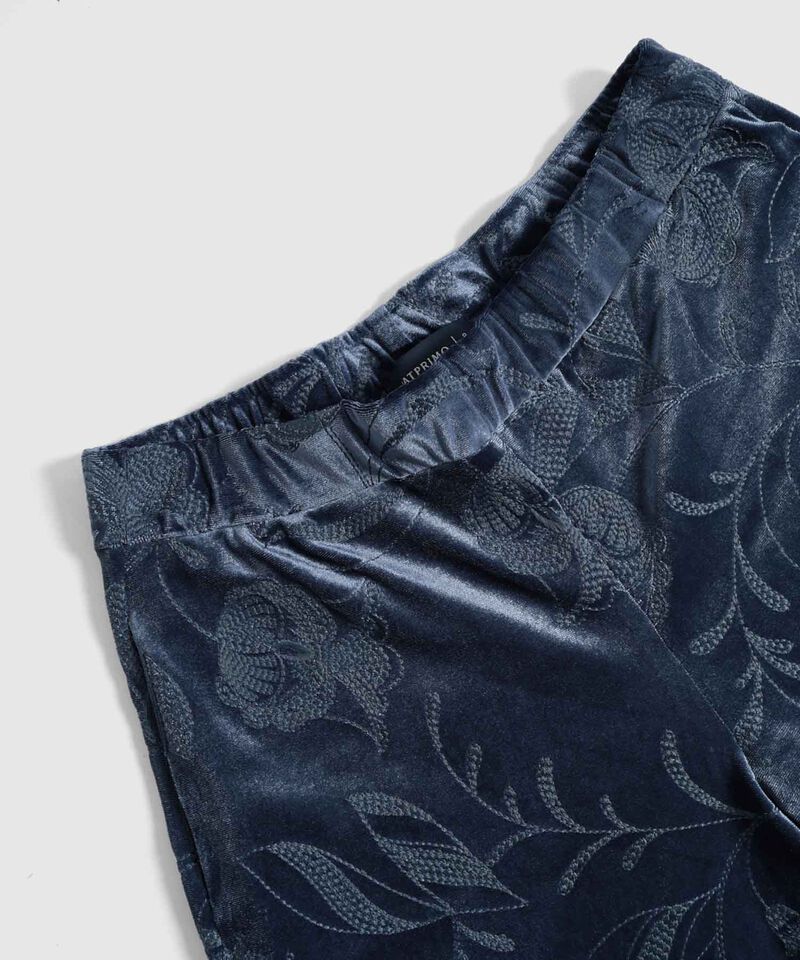 Pantal&oacute;n Bota Ancha Con Textura Para Mujer