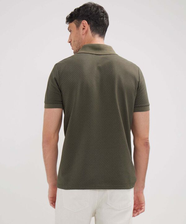 Polo Manga Corta Cuello Tejido