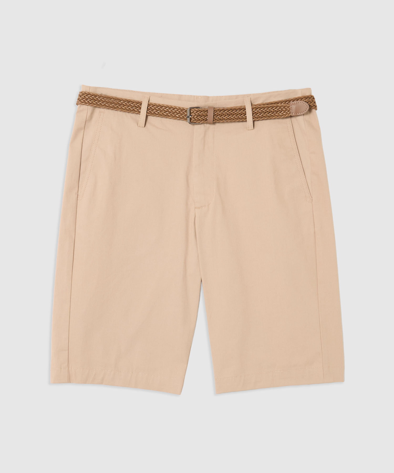 Bermuda Tipo Chino con Cintur&oacute;n Para Hombre