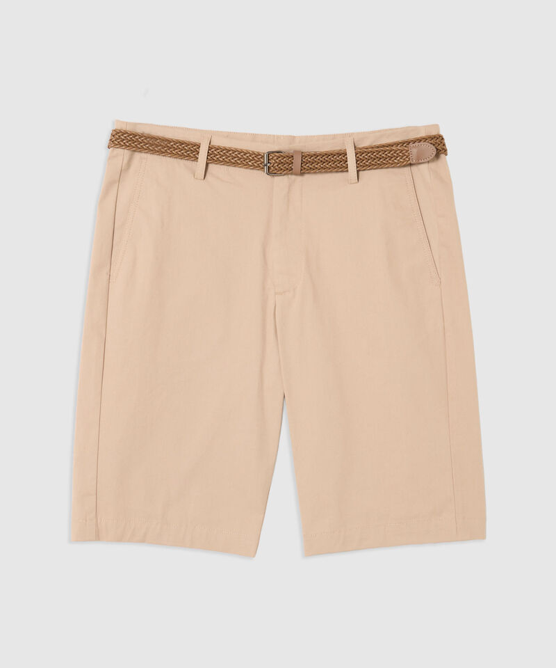 Bermuda Tipo Chino con Cintur&oacute;n Para Hombre