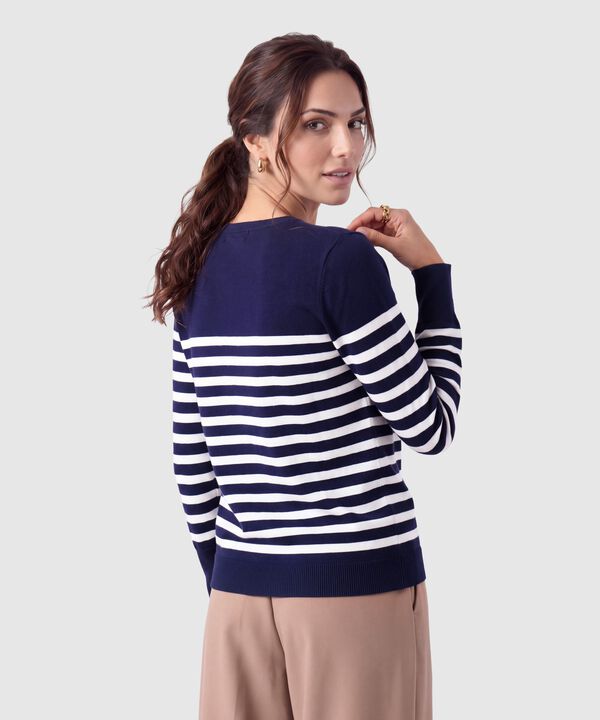Saco Tejido Botones Pu&ntilde;o Para Mujer