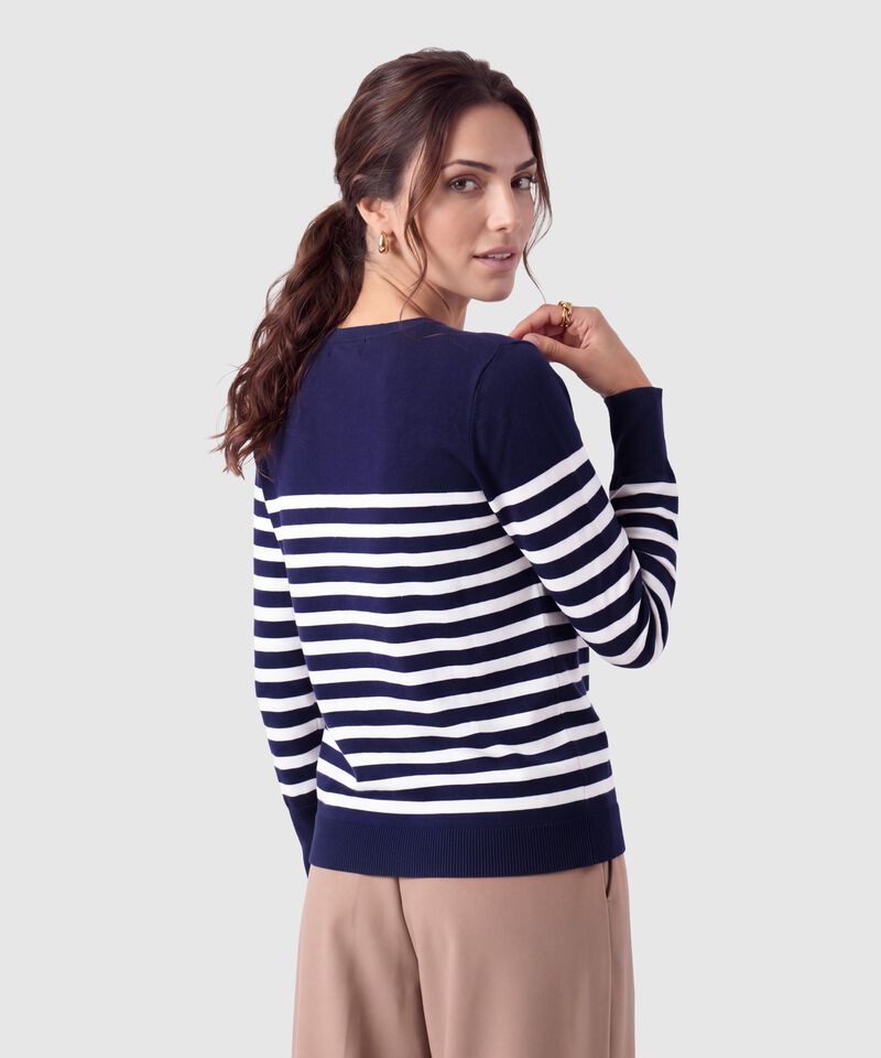 Saco Tejido Botones Pu&ntilde;o Para Mujer