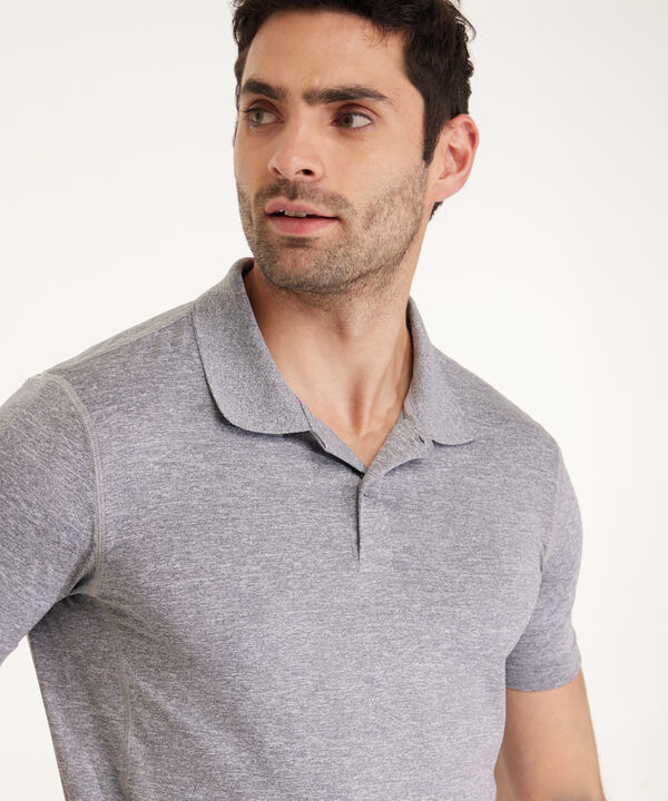 Polo Cuello Tejido Sin Bolsillo Unicolor