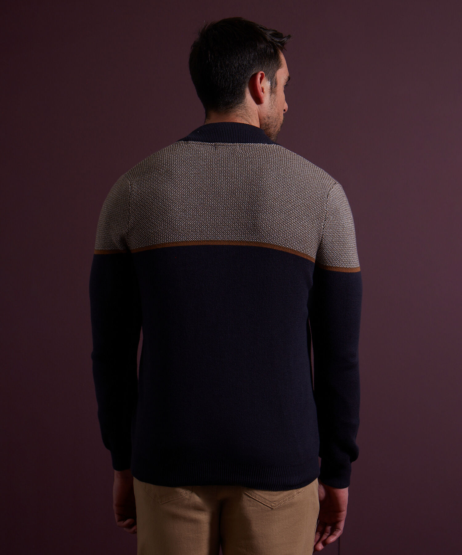 Saco Abierto Cuello Tipo Bomber
