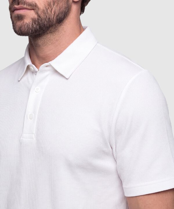 Polo Unicolor Regular Para Hombre