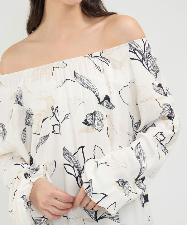 Blusa Estampado Botánico