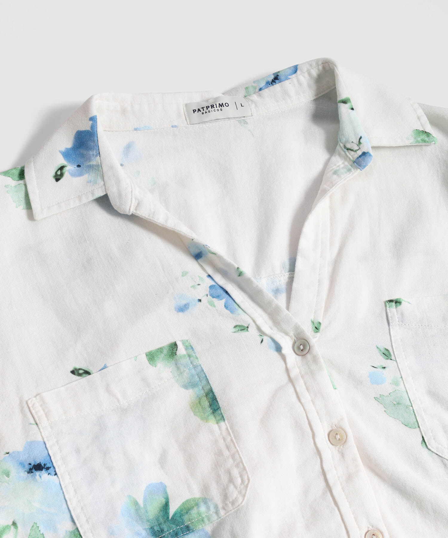 Blusa Manga Corta con Estampado para Mujer