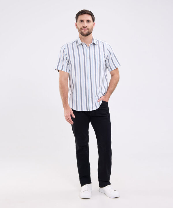 Camisa A Rayas Para Hombre image number null