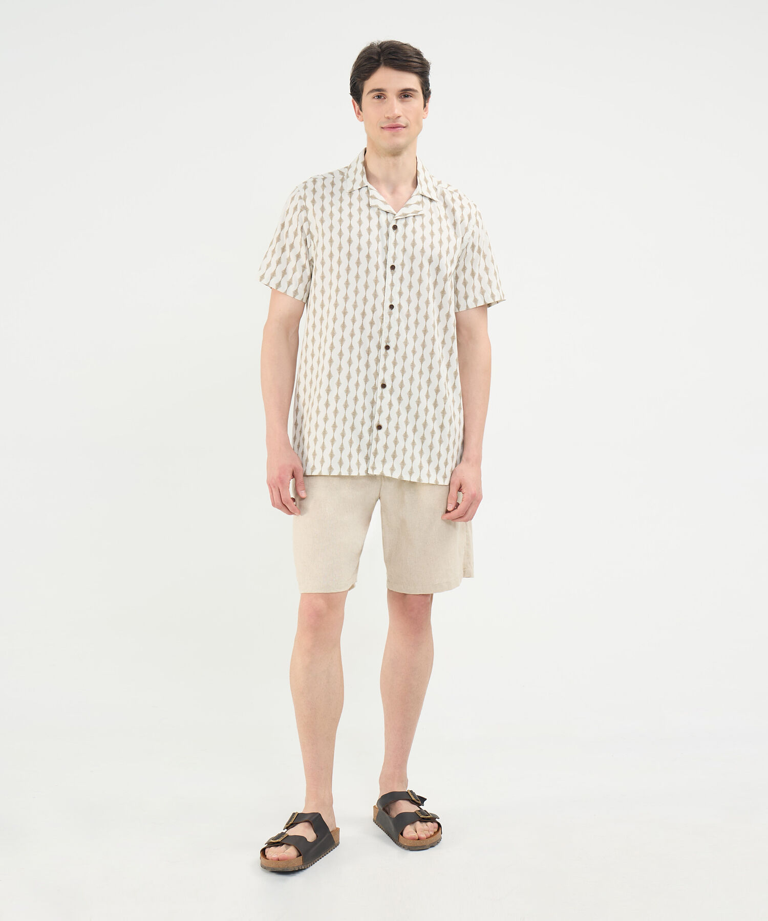 Camisa Resort Estampada