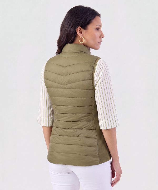 Chaleco Acolchado con Cierre para Mujer