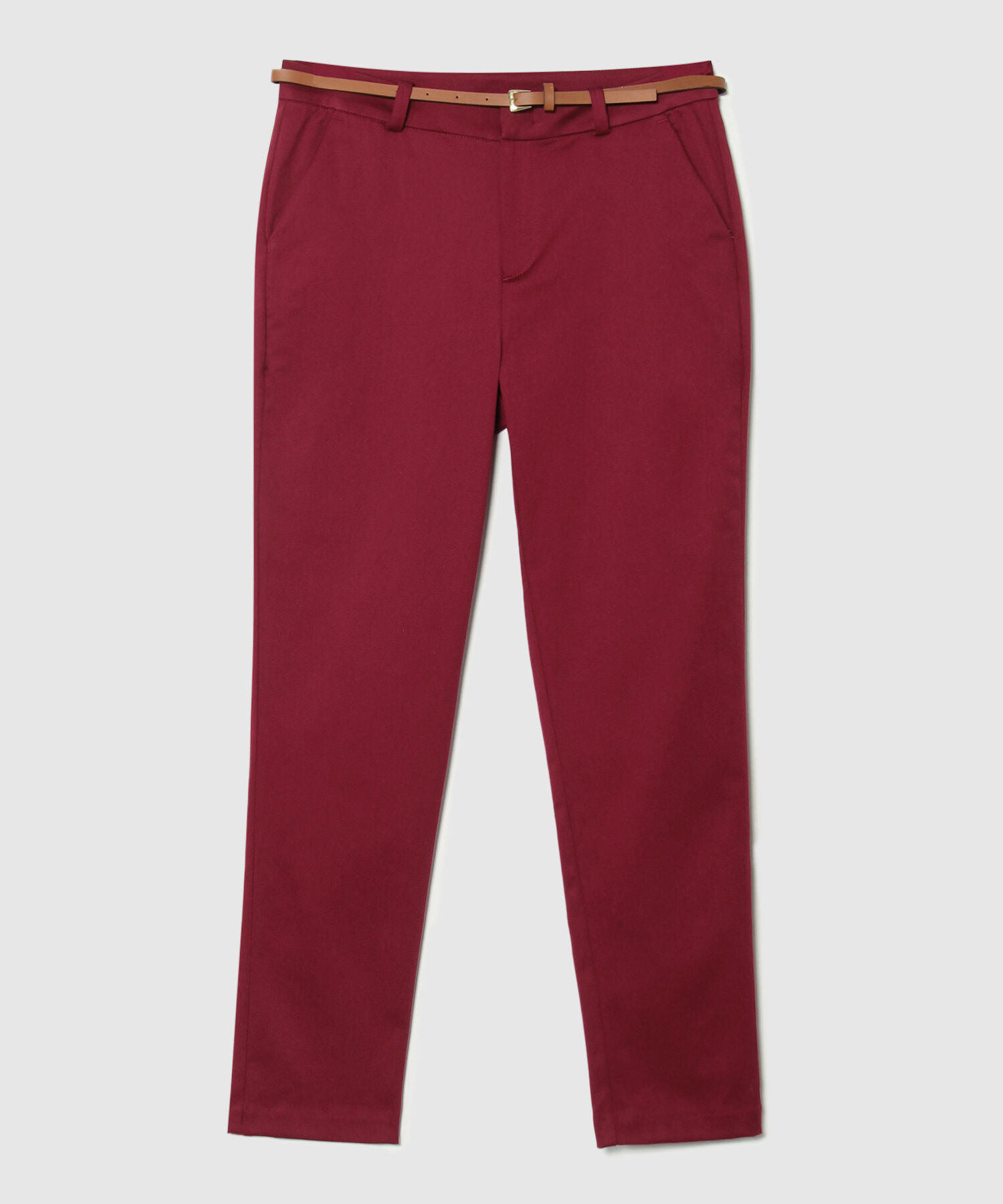 Pantalon Basico Bolsillos Diagonal