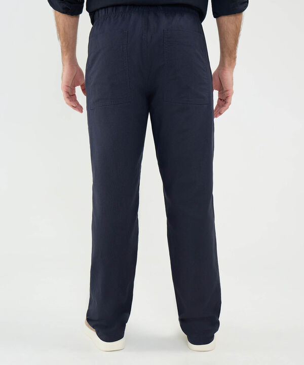 Pantalón en Efecto Lino