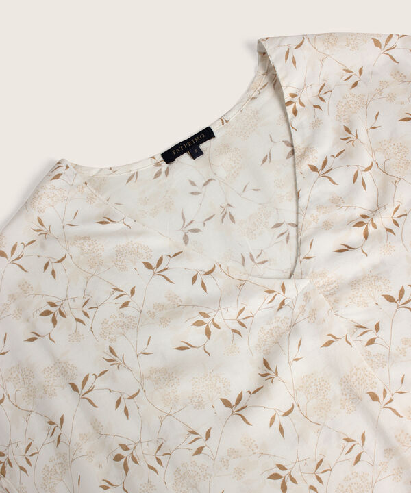 Blusa Manga Corta Con Prense
