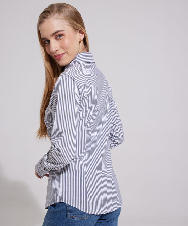 Camisa Manga Larga Preteñida