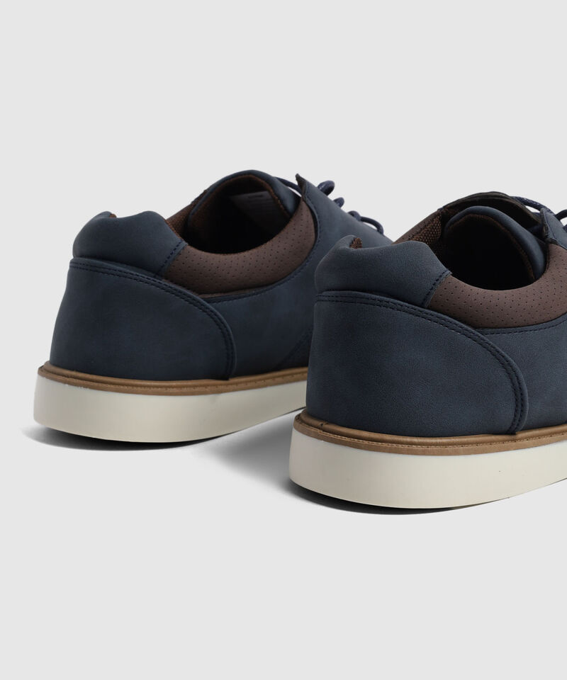 Zapato Tipo Oxford Casual con Cordones Hombre