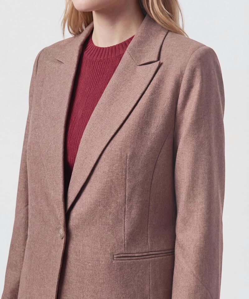 Blazer Cl&aacute;sico Con Un Solo Bot&oacute;n Para Mujer