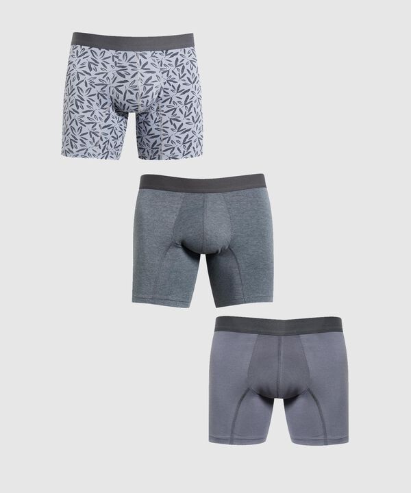 Pack X 3 Boxer Medio En Algodón  image number null