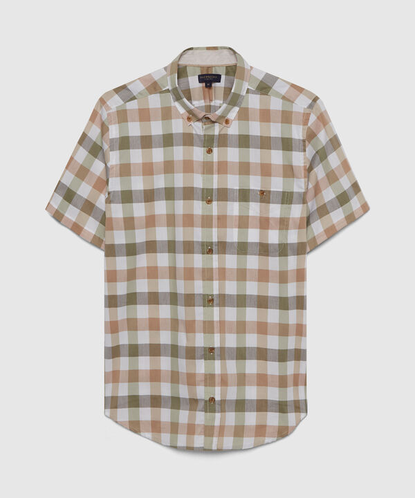 Camisa Manga Corta Preteñida