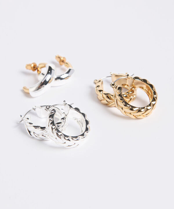 Aretes Set X 3 Pares De Aretes Ref. Kf233-0020-1