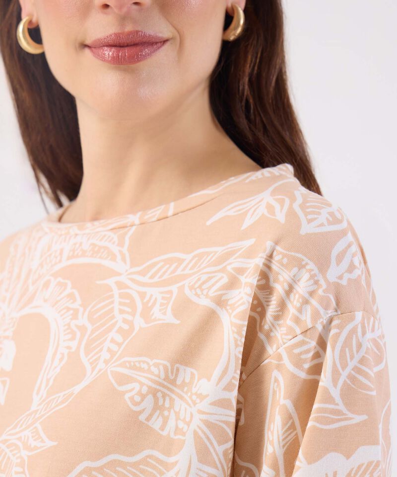 Camiseta Estampado Floral