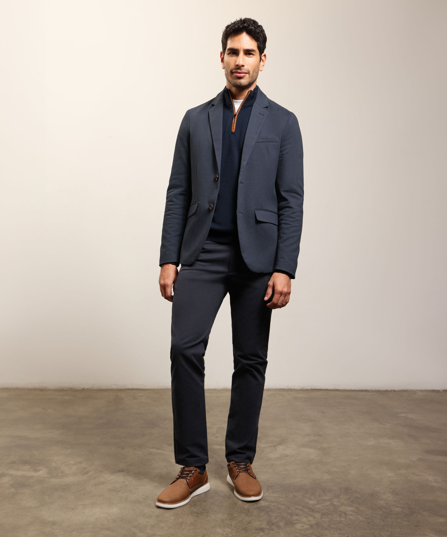 Pantalon Tipo Chino Unicolor 