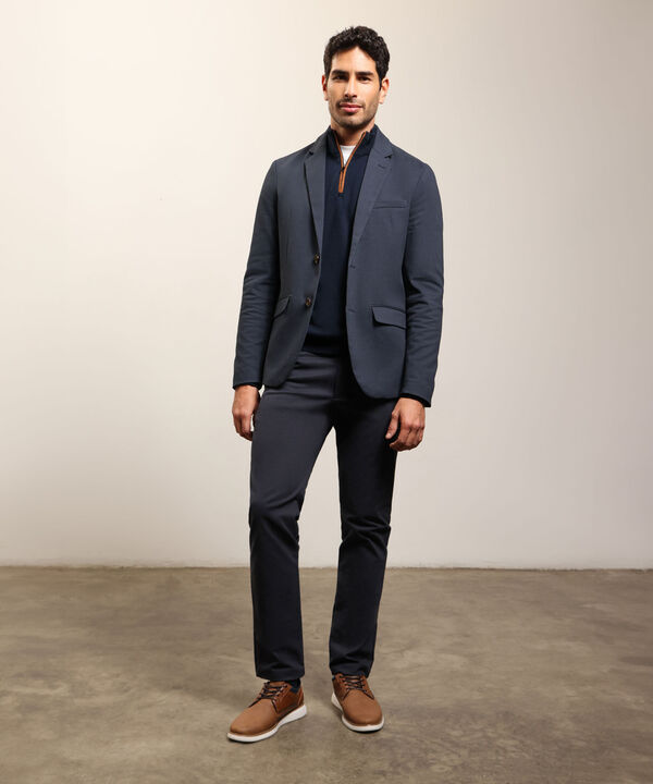 Pantalon Tipo Chino Unicolor 