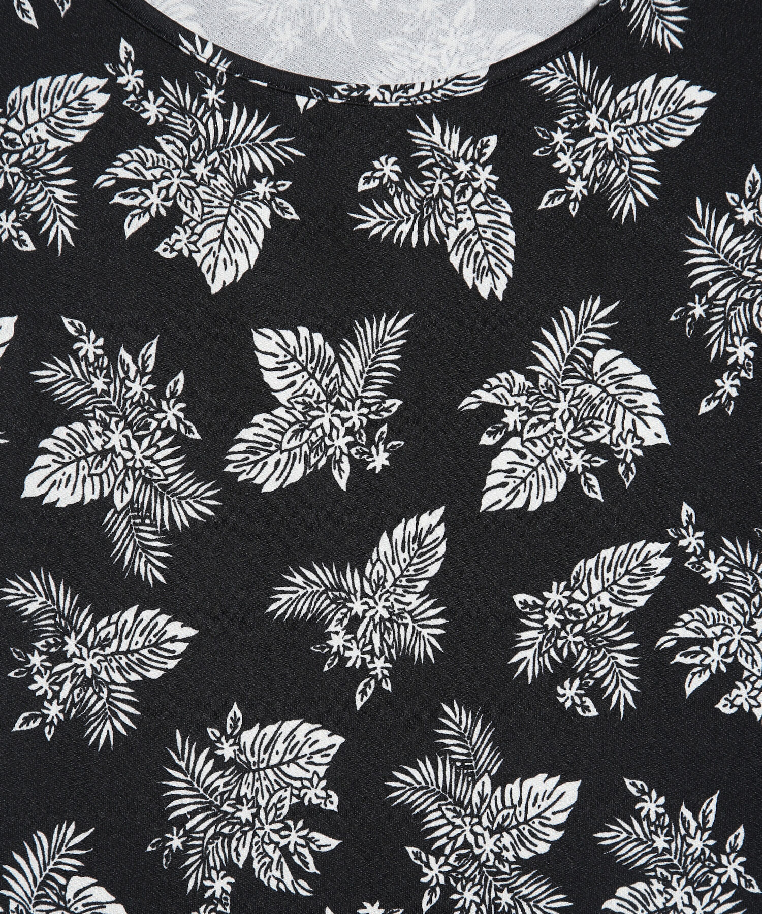 Camiseta Mujer Manga Corta Estampado Floral