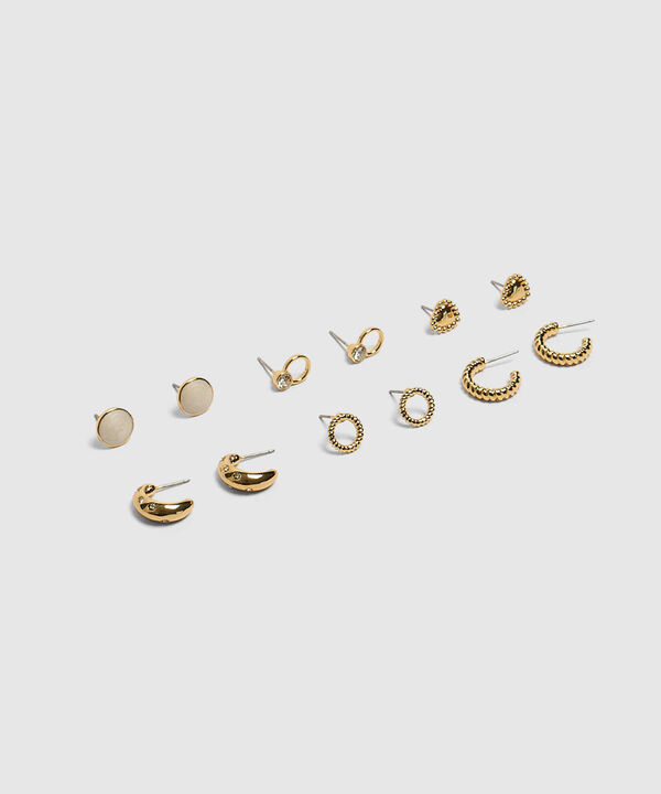 Set X6 Aretes Variados Mujer