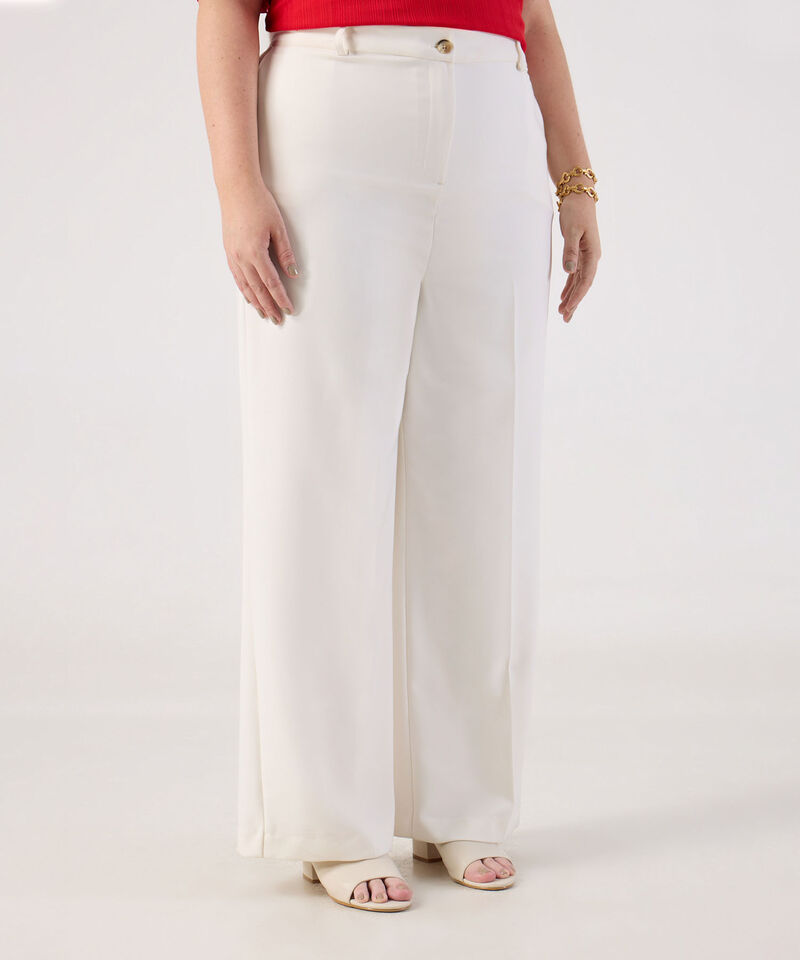 Pantal&oacute;n de Bota Ancha con Pinzas Para Mujer Curvy