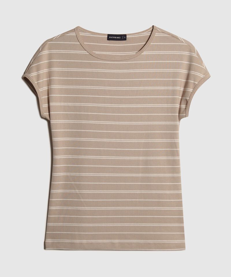 Camiseta Preteñida Textura Acanalada