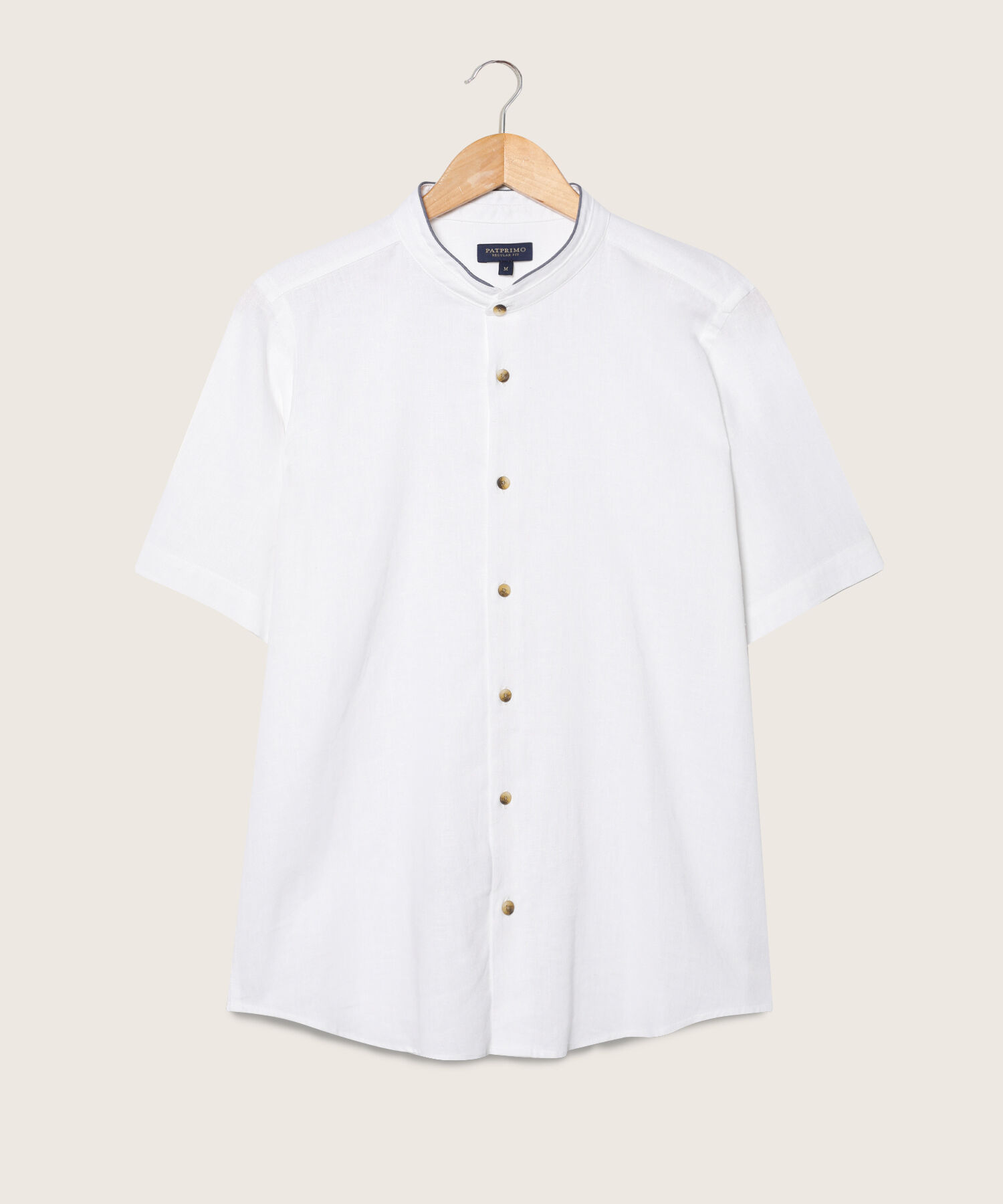 Camisa Manga Corta Cuello Neru