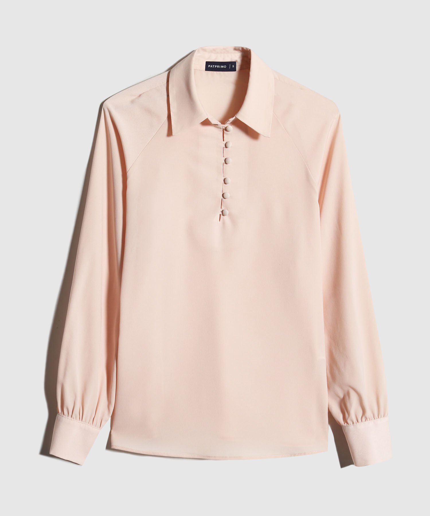 Camisa Unicolor Con Casquetes