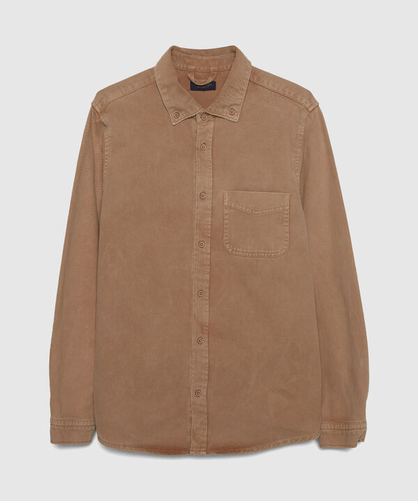 Chaqueta Sobrecamisa Beige